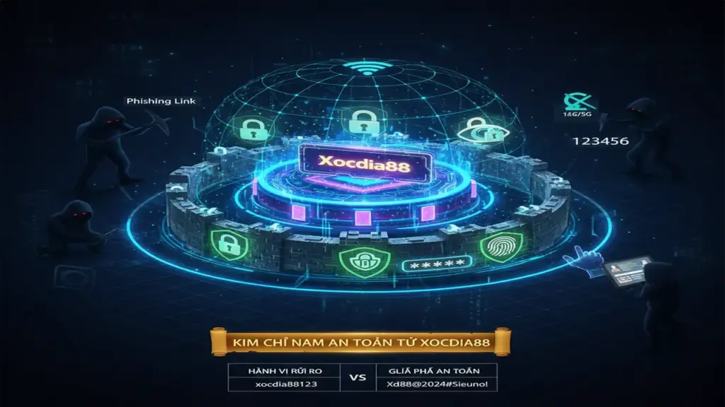 Bảo mật tài khoản: Chống hack tuyệt đối Xocdia88