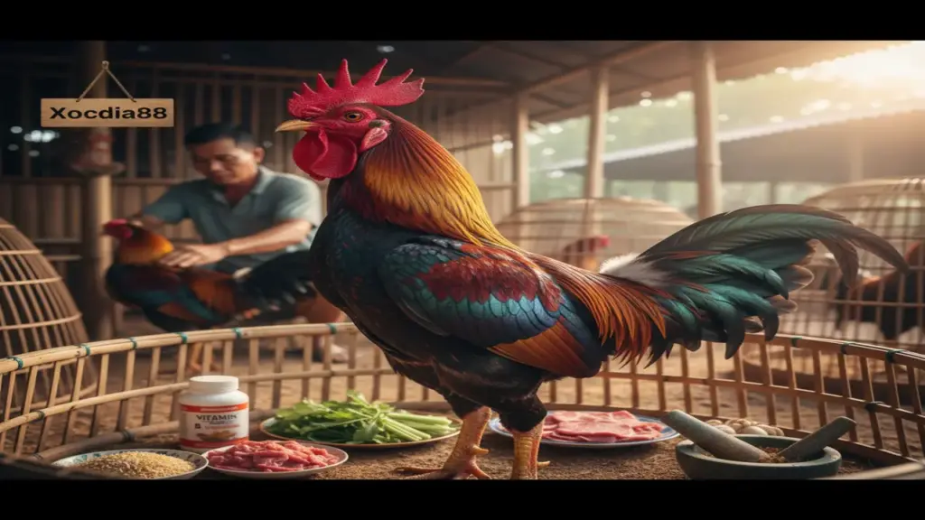 Chế độ chăm sóc giúp chiến kê luôn sung Xocdia88