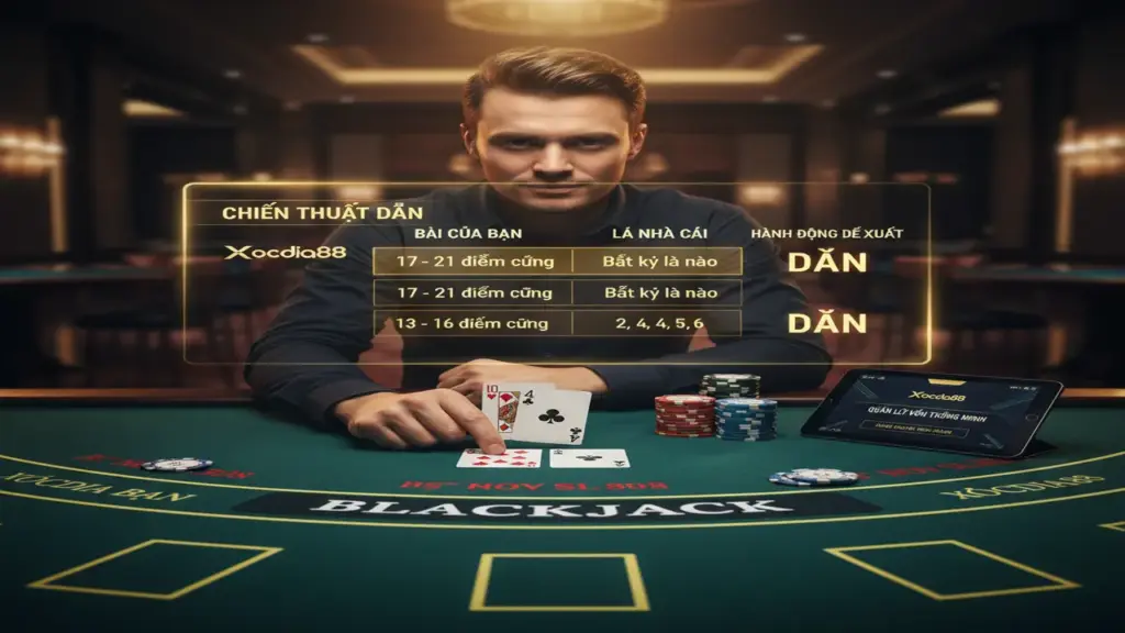 Xì Dách: Khi nào nên dằn để thắng lớn? Xocdia88