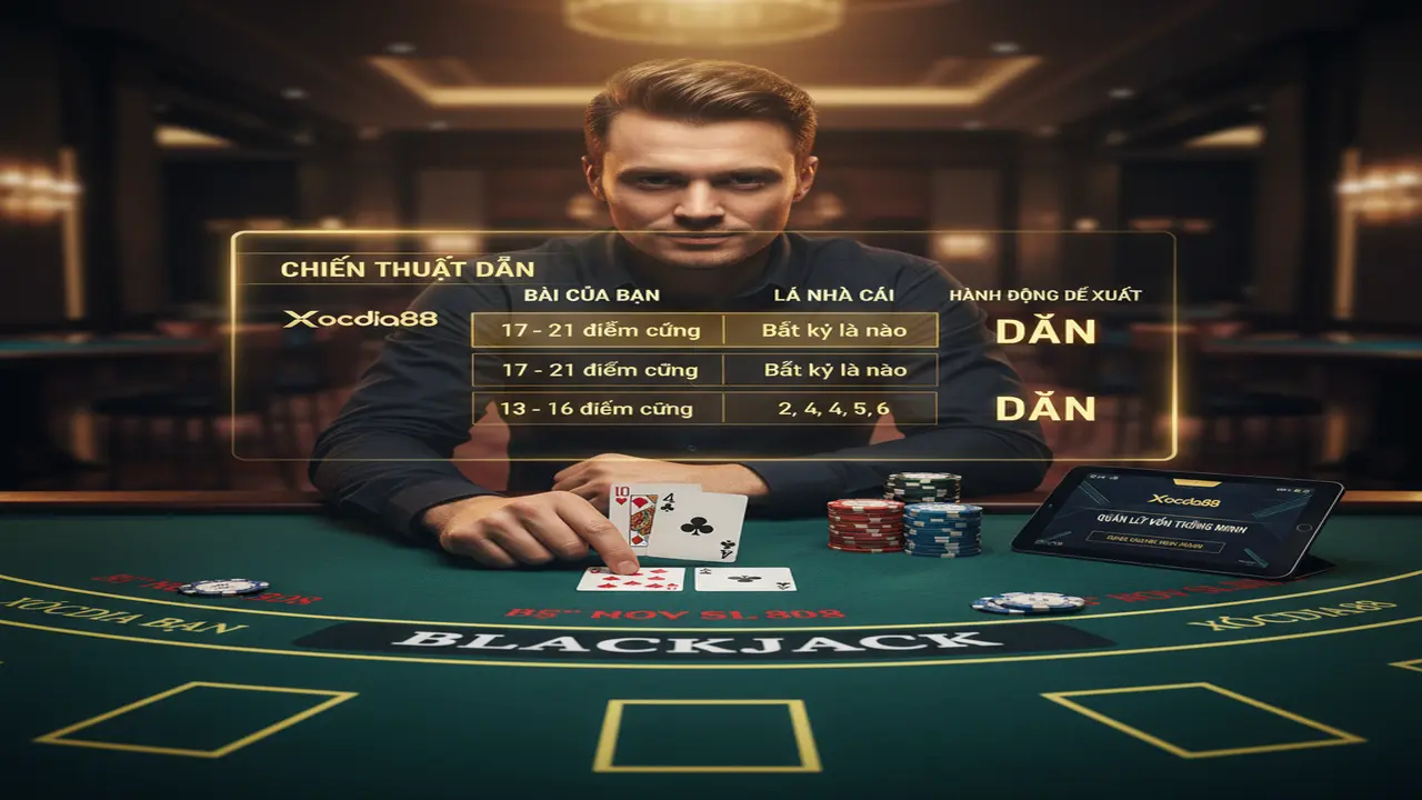 Xì Dách: Khi nào nên dằn để thắng lớn? Xocdia88