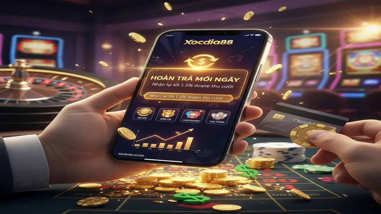 Cách nhận hoàn trả mỗi ngày nhanh nhất Xocdia88
