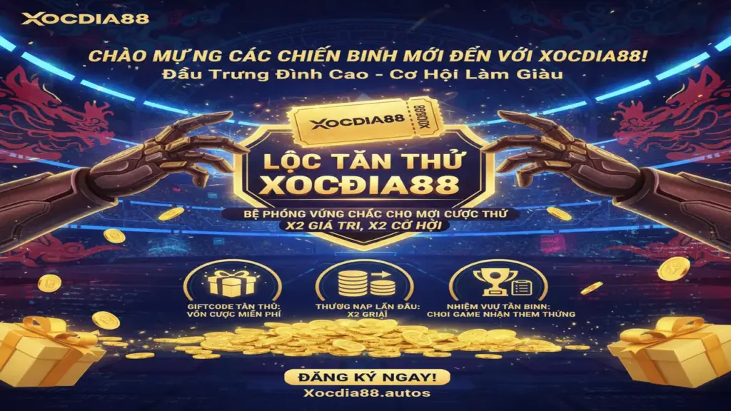 Đón lộc tân thủ: Nhận quà khủng khởi nghiệp Xocdia88