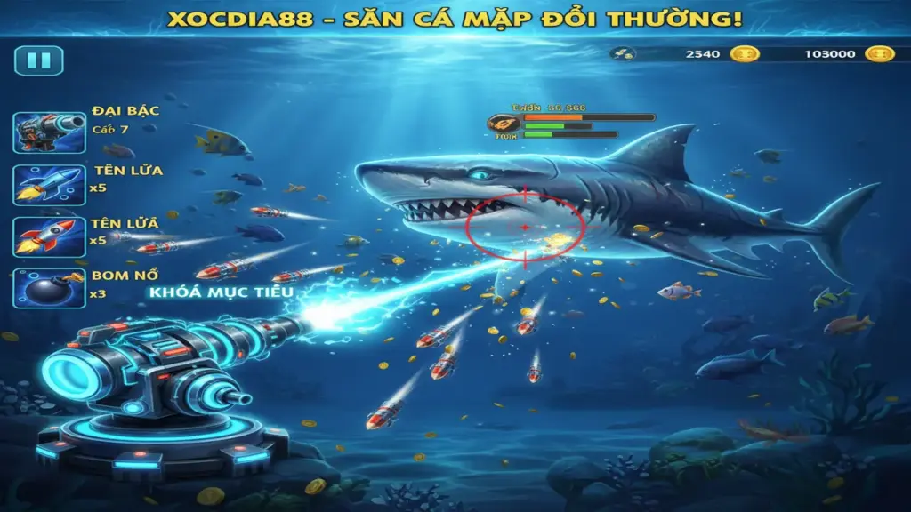 Mẹo diệt Cá Mập cực nhanh cho người mới Xocdia88