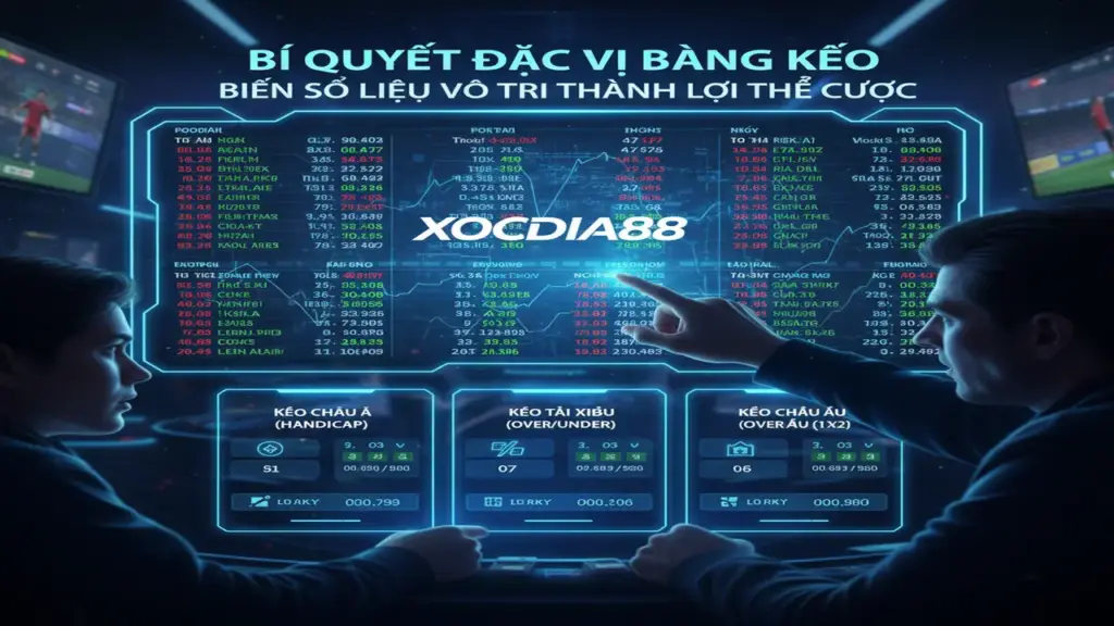 Đọc vị bảng kèo nhà cái như dân chuyên Xocdia88
