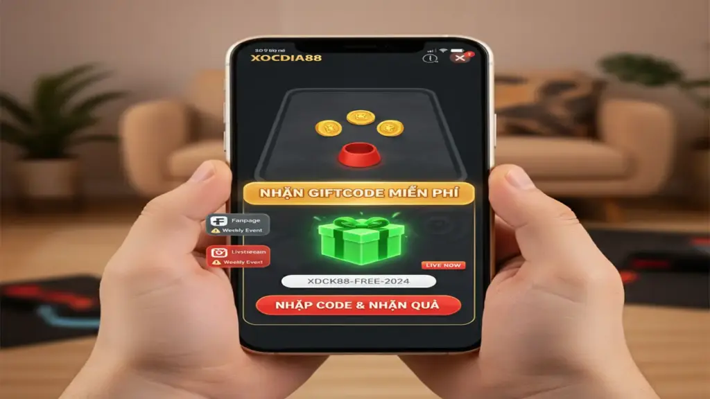 Săn Giftcode miễn phí cực dễ mỗi tuần Xocdia88