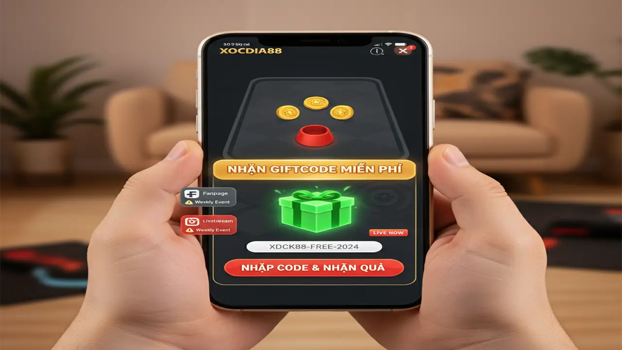 Săn Giftcode miễn phí cực dễ mỗi tuần Xocdia88