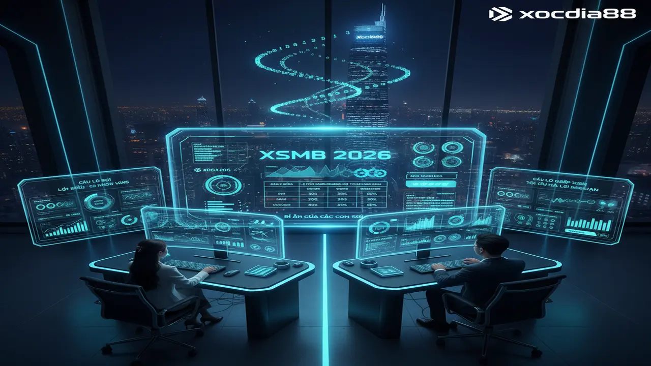 Soi cầu XSMB 2026: Cầu lô chạy cực đẹp Xocdia88